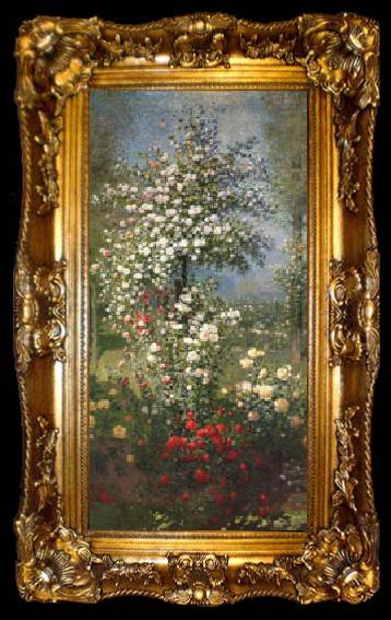 framed  Ernest Quost Roses,Decorative Panel, ta009-2